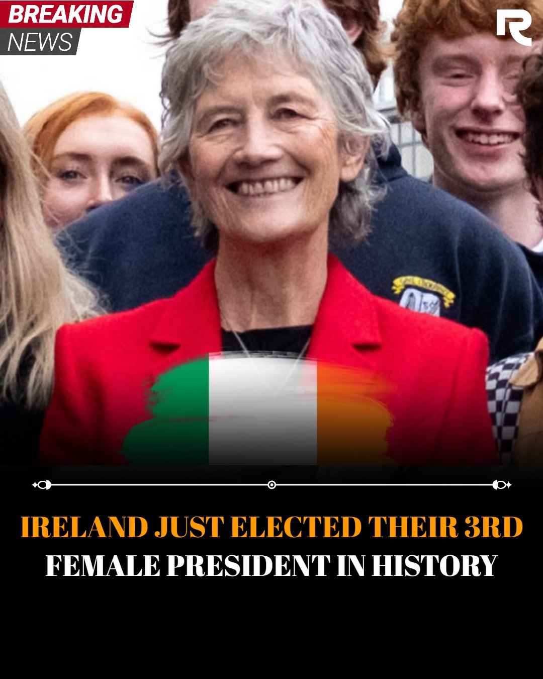Ireland just elected their 3rd female president in history